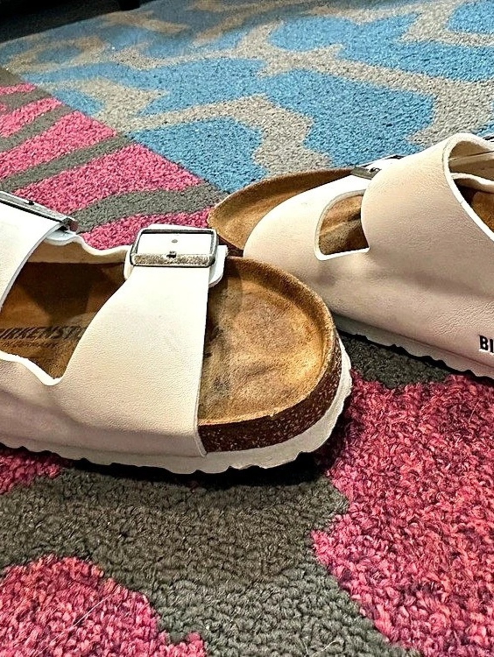 Birkenstock Arizona Women's White Leather Sandals EU 39